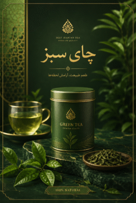 چای سبز قلم لاهیجان زرین (بهاره و طبیعی)
