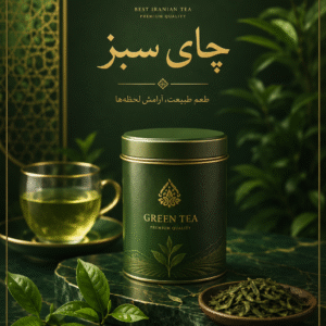 چای سبز قلم لاهیجان زرین (بهاره و طبیعی)
