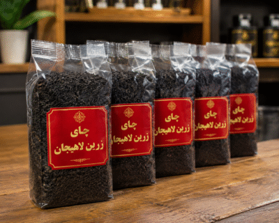 پک ۶ عددی چای وزین لاهیجان زرین (بسته‌های ۱ کیلویی)